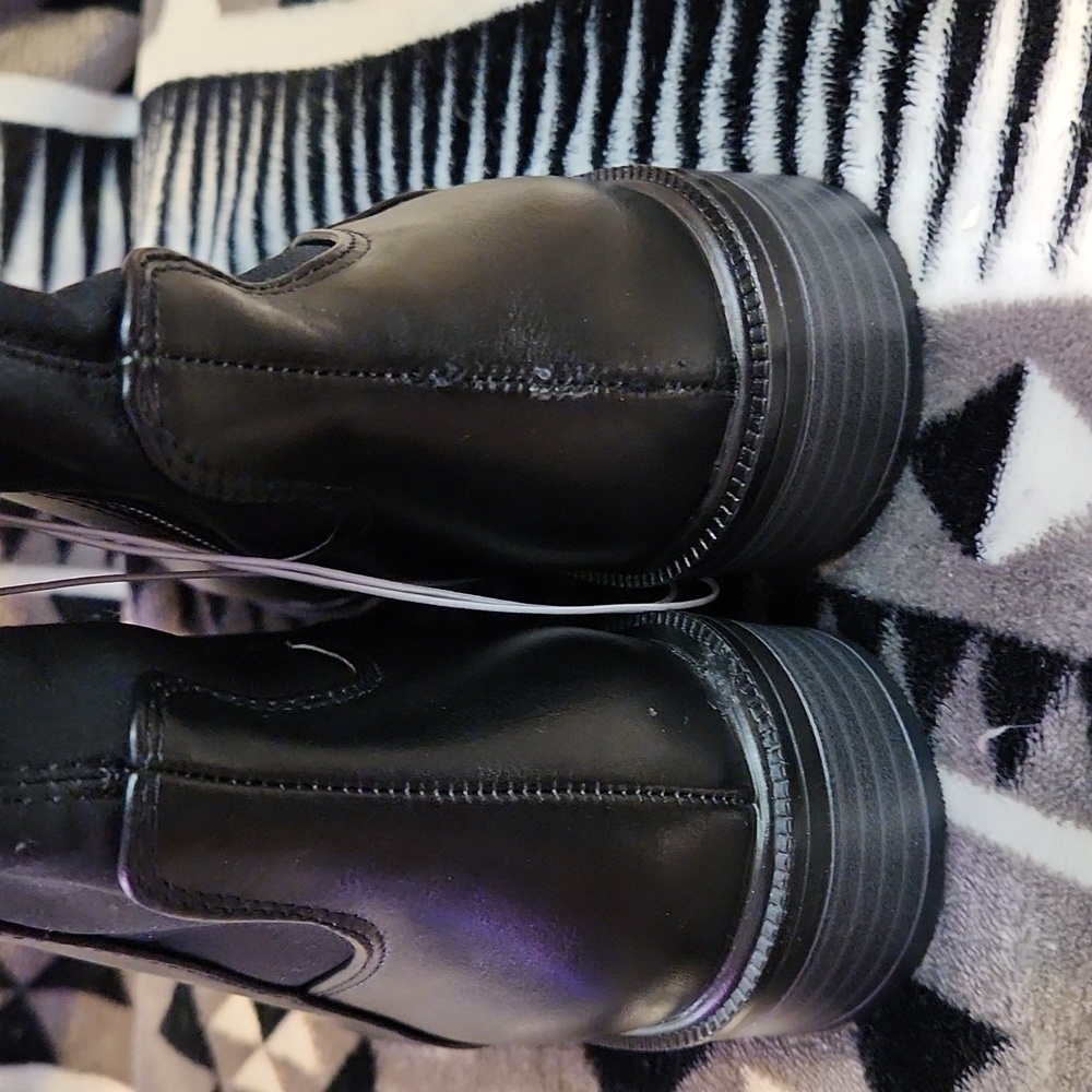 A New Day Tall Riding Boots Womens Black Size 6 Wide Calf - Picture 4 of 12